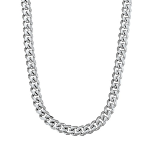 Indulge stainless steel cuban link chain - 50cm