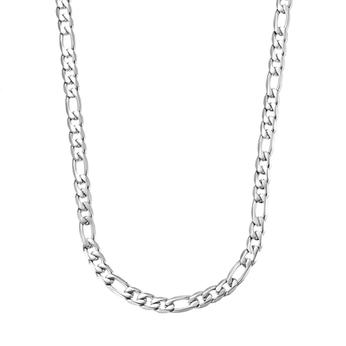Stainless Steel figaro link chain 55cm
