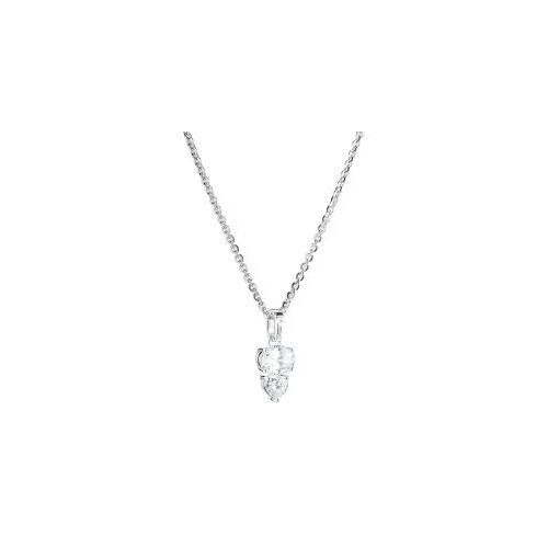 Thomas Sabo Necklace with Oval and Heart Zirconia Stones - Silver