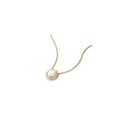 Thomas Sabo Chain mother-of-pearl with zirconia - Gold Plated