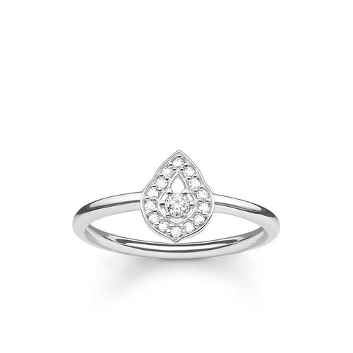 THOMAS SABO DEWDROP FINE CUBIC ZIRCONIA RING