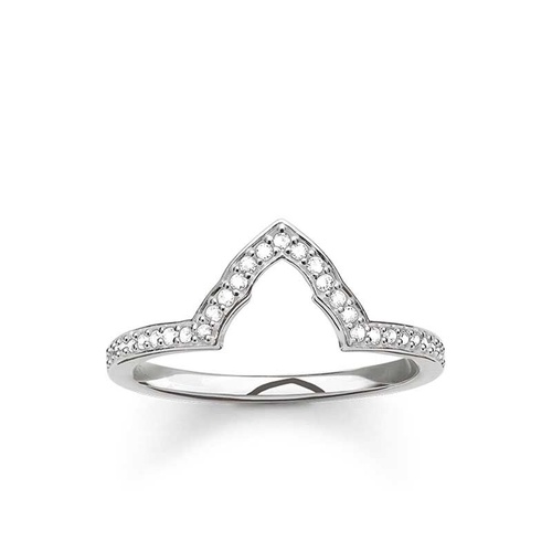THOMAS SABO COUPLING RING CUBIC ZIRCONIA RING