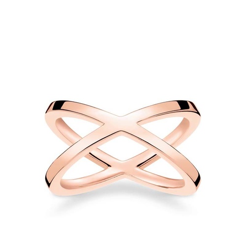 THOMAS SABO CLASSIC CROSS ROSE GOLD PLATED RING
