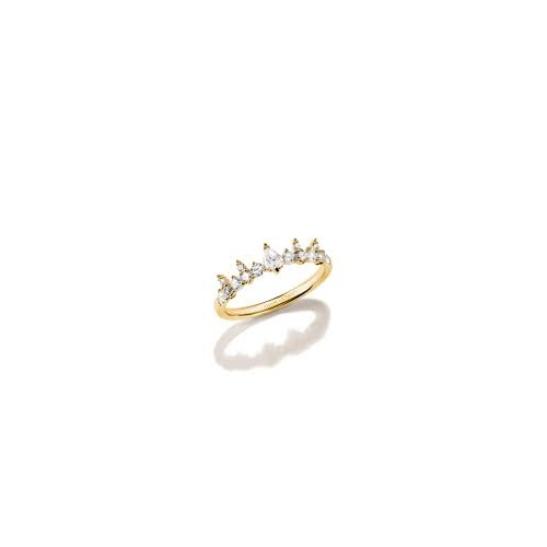 Thomas Sabo Midnight Sky Crown Ring with 18k Gold Plating