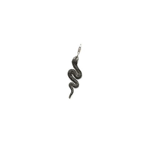 THOMAS SABO BLACK CUBIC ZIRCONIA SNAKE