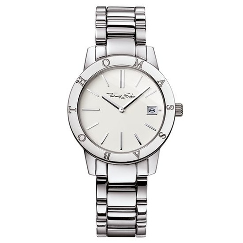 THOMAS SABO LADIES STAINLESS STEEL CLASSIC WHITE DIAL WATCH